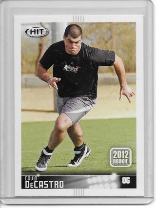 2012 Sage Hit David DeCastro Rookie Card NFL Football Card