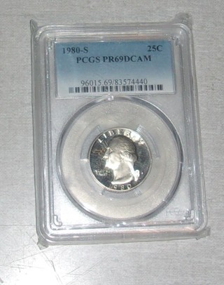 1980-S PCGS PR69 DCAM Quarter