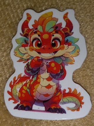 Cute one nice small vinyl sticker no refunds regular mail only Very nice quality!