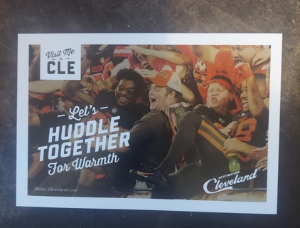 Let's Huddle Together For Warmth Postcard 