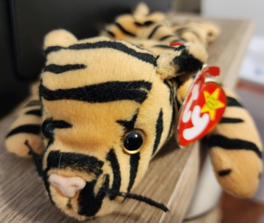 NEW - TY Beanie Baby - "Stripes"