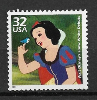 1998 Sc3185h Celebrate the Century: 1930s Snow White & the Seven Dwarfs MNH