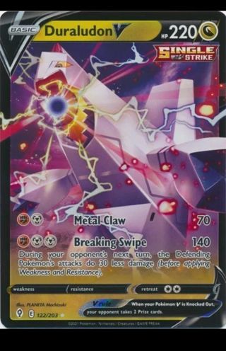 NM Ultra Rare Duraladon V Pokemon card TCG