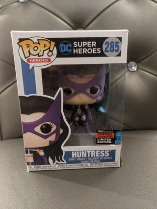 Funko Pop Dc Super Heroes Huntress #285 Limited Edition 2019 Fall Convention Figure
