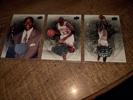 Three Card Lot basketball the goat Michael Jordan 