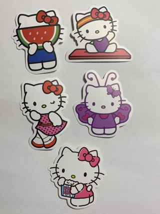 HELLO KITTY STICKERS~LOT #14~VINYL/WATERPROOF~FREE SHIPPING!