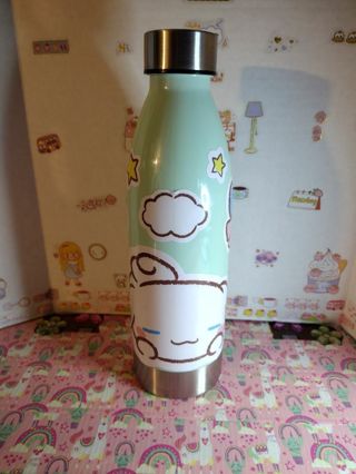 ❤️❤️❤️BRAND NEW MINT GREEN "CINNAMOROLL" DECORATED WATER BOTTLE ❤️❤️❤️(22 FL.OZ.)