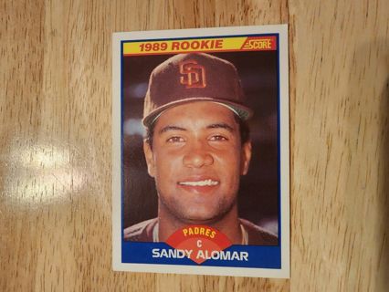 89 Score Sandy Alomar Rookie #630