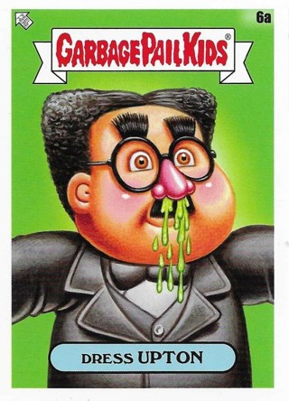 Brand New 2024 Topps Garbage Pail Kids Dress Upton Sticker From the Kids At Play Set 