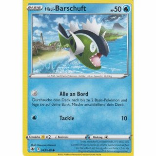  Tradingcard - Pokemon 2022 german Hisui-Barschuft 043/189 