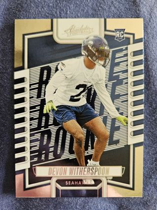 2023 Panini Absolute Rookie Devon Witherspoon