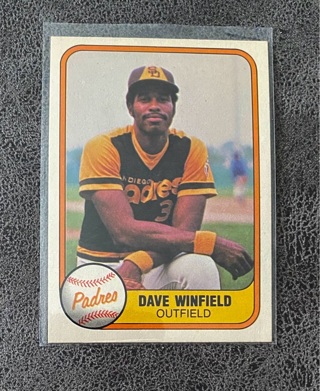 Dave Winfield 1981 Fleer