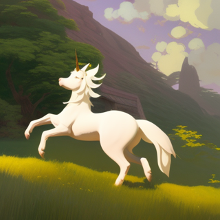 Listia Digital Collectible: A Unicorn Wild and Free