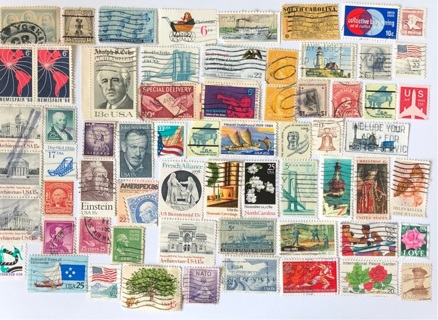 100+ USA Stamps 