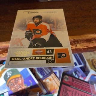 2011 panini contenders Calder contenders Marc-Andre bourdon hockey card ser num