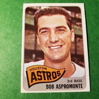 1965 - TOPPS EXMT - NRMT BASEBALL - CARD NO - 175 - BOB ASPROMONTE - ASTROS