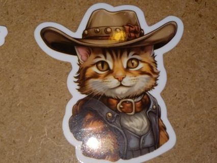 Cat one nice vinyl sticker no refunds I send all regular mail nice quality