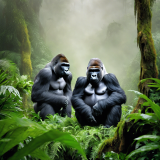 Listia Digital Collectible: Gorillas in the rainforest