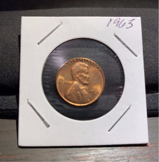 1963 LINCOLN MEMORIAL CENT UNCIRCULATED 