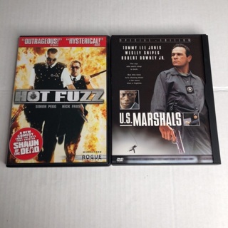 Lot of 2 DVD movies Hot Fuzz & U.S. Marshals 