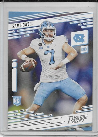 Sam Howell 2022 Chronicles Draft Prestige #15 Rookie Card