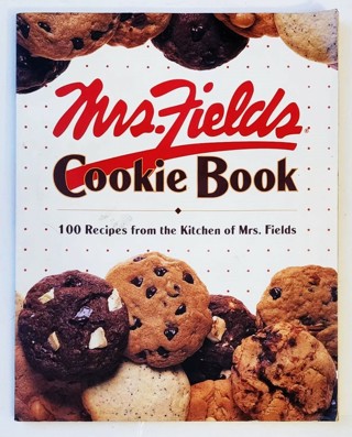 1992 Mrs. Fields Cookie Book - 120 pages softcover 12 oz.