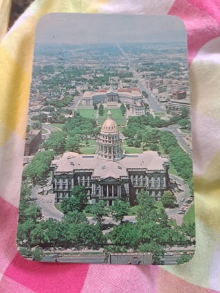 Vintage postcard civic center denver colorado