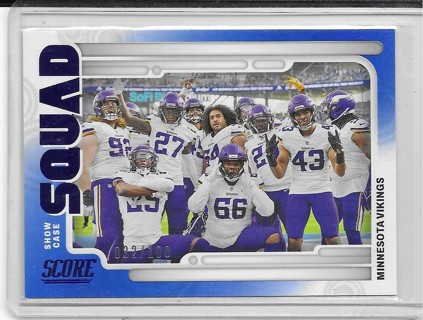 Minnesota Vikings 2022 Score Squad Showcase #S9 /100