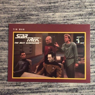 1991 Star Trek TV Series II Next Generation 25th Anniversary Trading Card | TIN MAN | Card # 214