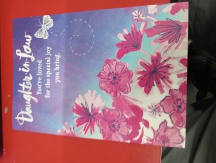 Beautiful Daughter in Law Mother's Day card