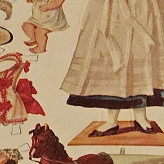 Paper Dolls Replica Circa 1800s