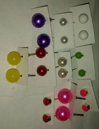 10 Sets of Pierced Earrings