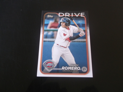 2024 Topps Pro Debut Mikey Romero  card   # PD-44 Greenville Drive 