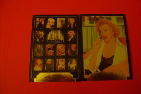 Marilyn Monroe Trading cards MINT