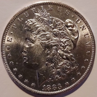 Genuine U.S. Mint Gem 1883-O Morgan Dollar - Brilliant Uncirculated - Cartwheel Luster