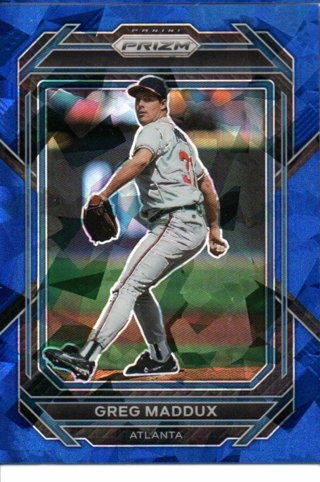 2023 Panini Prizm Greg Maddux Blue Ice