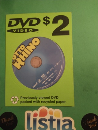 dvd otto the rhino free shipping