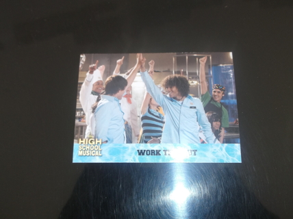 2008   topps  High School Musical Expanded Edition    Work This Out   card  #  18