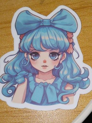 Girl new one vinyl sticker no refunds regular mail Very nice quality win 2 or more get bonus