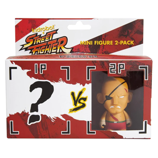 [NEW] 2-PACK Kidrobot™ Figures! Street Fighter Mini Series - 2 Pack : SAGAT vs (?)(Blind Box)