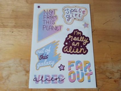 Sheet of stickers