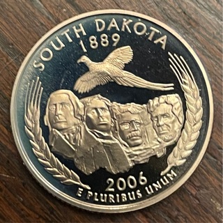 2006 S South Dakota State Washington Quarter Dollar DCAM Proof 