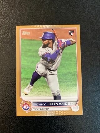 2022 Topps Series 2  Gold Yonny Hernandez #363 /2022