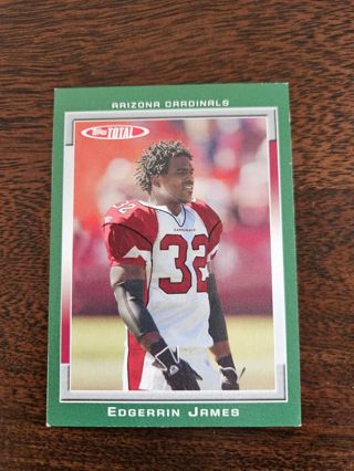 2006 Topps Total Football trading card.