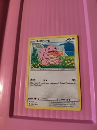 Licktung Pokemon Card