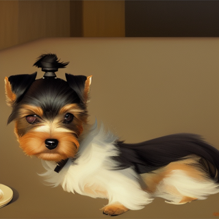 Listia Digital Collectible: Fancy Parti -Yorkshire Terrier