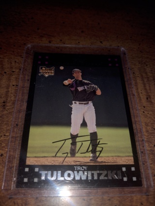 Troy Tulowitzki Topps rookie Colorado Rockies