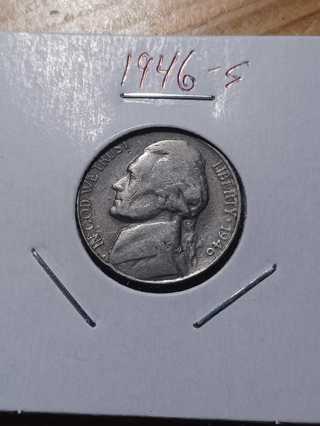 1946-S Jefferson Nickel! 17