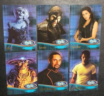 6 Farscape Stars Cards