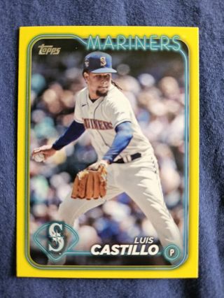 2024 Topps Yellow Luis Castillo